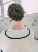 ショートガーリーパーマ/20代/30代/40代/50代/倉敷駅/白楽町