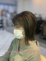 ミューズ 新小岩店(HAIR&NAIL MUSE)&nbsp;レイヤーボブうるツヤ透明感外国人風大人女子