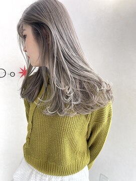 レド(LeDo) 大人かわいい透明感カラー×ホワイトベージュ×ブリーチ×四日市