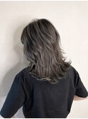 シルバーコントラストハイライトカラー