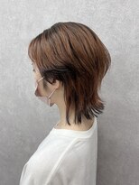 ヘアサロン ドットプラス 町田店(dot. plus)&nbsp;【三輪 紗弓】裾カラーウルフ