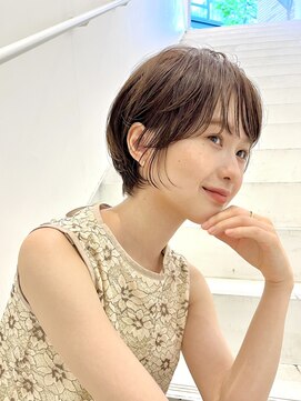 ジエクト 本店(The Ect) ★◎斜めバンググレージュカラーシルキーベージュデザインカラー