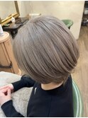 ハイカラー × ミルクティーグレージュ　山本綾香/ハイトーン