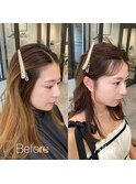 韓国発！チャンモリパーマ！うぶ毛を作る施術。