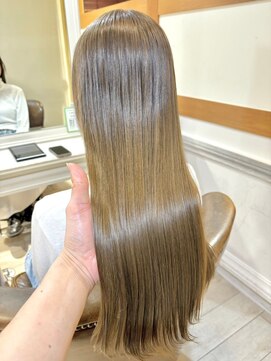 ネオリーブシェリエ 浅草店(Neolive cherie) 髪質改善カラー 水素 ベージュ 艶カラー 美髪
