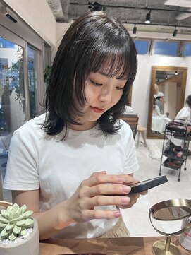 クム 横浜(qumu) フェイスレイヤー×ワンホンヘア