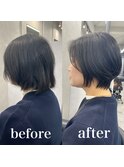 【市井友佳子】大人くびれショートボブ