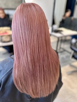 クララ バイ マニスオブヘアー(CLALA by Manis of hair) 髪質改善ケアカラー/コーラルピンク