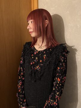 ツールズ 立川(TooLs) #立川美容室#立川美容院#八王子美容師#ワインレッド/ニュアンス