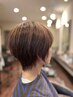 【低刺激で髪に優しく】似合わせカット+白髪染め