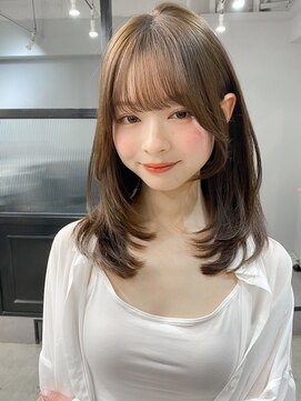 エトラ 渋谷店(etora) 小顔 美髪 レイヤーカット イメチェン ワイドバング"