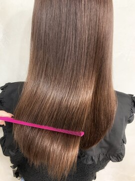 ロアヘアーコーディネート 京都駅前店(LoRE hair coordinate) ツヤ感たっぷり髪質改善カラー