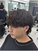 波巻きパーマ/スパイラル/ツイスパ/メンズサロン/メンズ/波巻き
