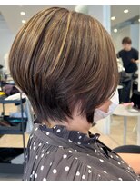 アコット(HAIR SALON ACOT) ナチュラルハイライト/丸みショート