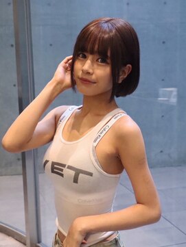 アンブル リュクス 池袋(amble luxe) ブラウンボブ