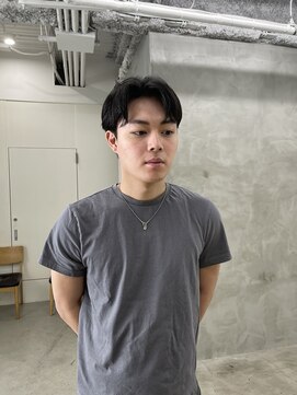 スー 渋谷(suu) メンズカットメンズショートアクティブショートセンターパート