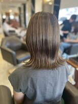 ヘアーメイク グレース 本店(HAIR MAKE GRACE)&nbsp;透明感のあるシークレットハイライト