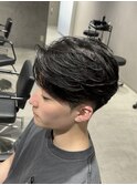 ニュアンスパーマフェザーパーマセンターパートフェザーショート