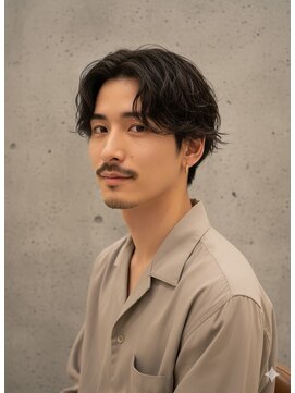 ピヨン 心斎橋(piLLon) MEN’S HAIR/サーフカール/刈り上げセンターパート/心斎橋