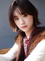 アンジュ 篠ノ井店(ange)&nbsp;切りっぱなしボブ/アゴ下/外ハネボブ