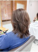 白髪ぼかし30代40代50代細かめハイライトグレージュ