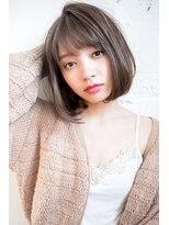 エイト 上野店(EIGHT ueno) 【EIGHT new hair style】ニュアンスボブ×シアーグレージュ