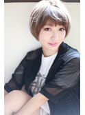 [aRiettaAZABU]愛されショート/抜け感ブラウン/くすみグレージュ