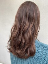 モルニ(MORNI)&nbsp;ショコラベージュ_マロンベージュ Aラインボブ かきあげ