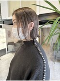 ミルクティーパツボブ