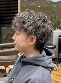 メンズカット/ツイストパーマ/ハイライトカラー/茶屋町/梅田