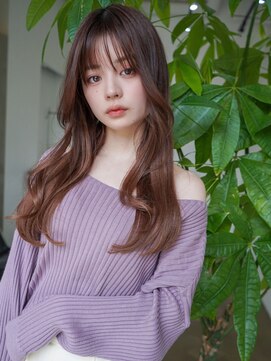 アンジェリカ 広島駅前店(ANGELICA) ヌーディベージュ×韓国風くびれヘア