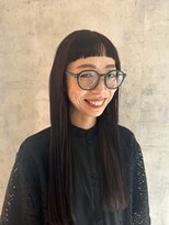 リュミエ ドゥ マッシュ(Lumier de mashu)&nbsp;眉上バング×サラサラヘア