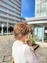 ラクヘアー 上福岡店&nbsp;20代30代40代ショートボブ前下がり立体感大人ボブ