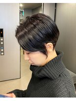 ハルキ ミナト ジャパン オオサカ(HARUKI MINATO japan OSAKA)&nbsp;40代50代小顔似合わせカットくびレイヤーエモージュ大人可愛い