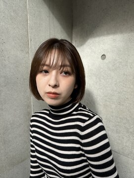 エクリボンヌ(equri bonne) ボブ×水素カラー