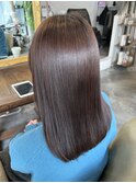 重めミディアムストレート10代20代30代40代/髪質改善/縮毛矯正