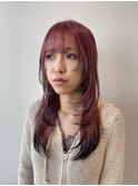 【大人女性】20代/30代/40代/ピンクヘアー