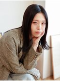 【tetote江坂】黒髪ミディアム×似合わせカットスタイル