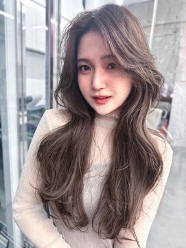 フィヴェント(Fivent) 黒髪ボブルフネビージュ小顔ワンレン顔まわり韓国レイヤーカット