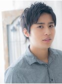 30代40代ブラック短髪ビジネスメンズショートX南越谷