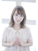 外巻き/ミディアムボブ/抜け感[横浜]