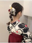 横浜／卒業式／アレンジ／横浜駅近/着付け