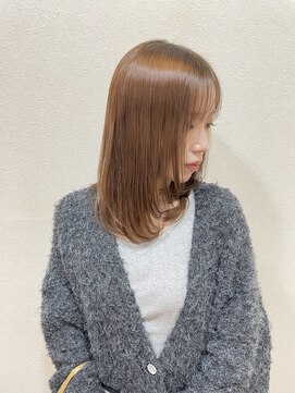 ココカラヘアー プラス(cococara‐hair plus) レイヤー×オリーブベージュ