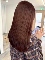 ミュラ(mulah)&nbsp;レッドブラウンボルドーカラー＊艶髪ストレート暖色カラー