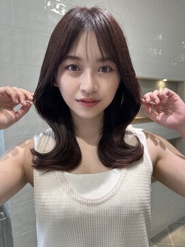 アイヴィー(IVY) チョコレートブラウン 大人かわいいくびれヘア 【肥田亜沙美】
