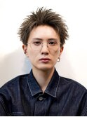 スパイキーショートメンズショートフェザーショートアップバング