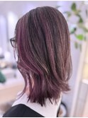 酸性カラー（ヘアマニキュア）でつくる白髪ぼかしスタイル