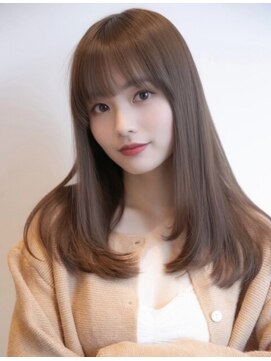 ユーフォリア 青山(Euphoria) 20代30代40代艶感ストレートグレージュ透明感ロング