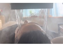 ジュライの雰囲気（頭浸浴でリラクゼーションから髪質改善までケアできます◎）