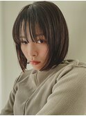 レイヤーボブミニボブ大人ボブ顔まわり